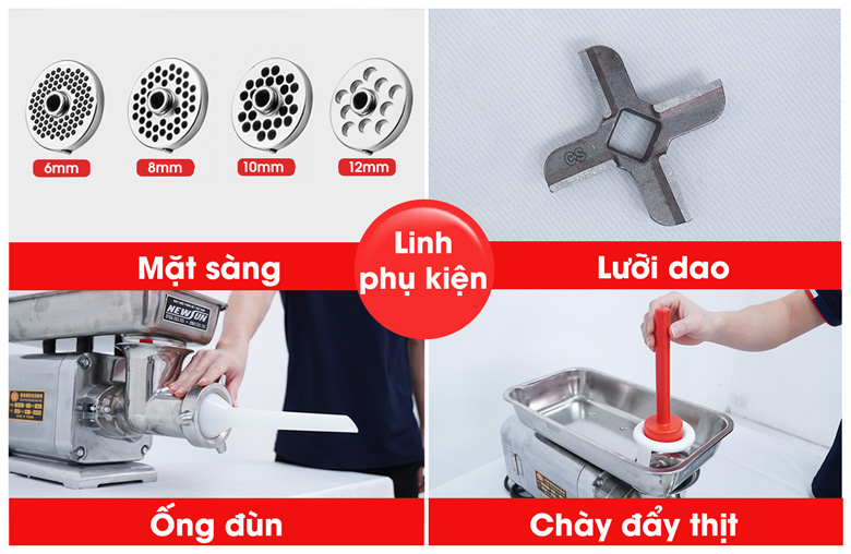 Linh phụ kiện máy xay thịt công nghiệp ATS-TS102 Linh phụ kiện máy xay thịt công nghiệp ATS-TS102