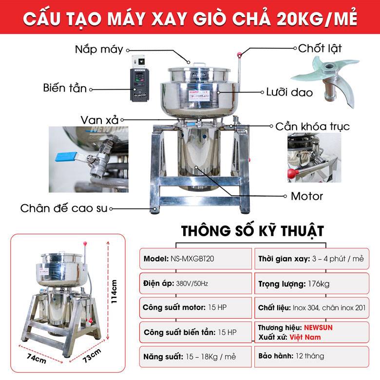 Cấu tạo và thông số kỹ thuật