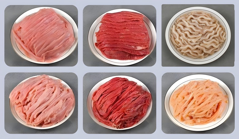 Xử lý nhiều loại thịt tươi sống, thịt chứa sụn mềm Xử lý nhiều loại thịt tươi sống, thịt chứa sụn mềm