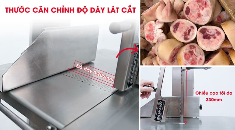 Thước chỉnh độ dày lát cắt linh hoạt