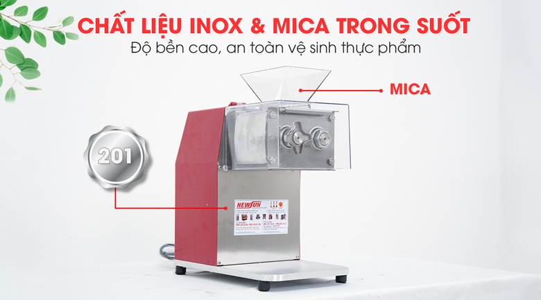 Máy thái thịt tươi sống DQ-90 Máy thái thịt tươi sống DQ90 làm từ inox cao cấp chống han gỉ