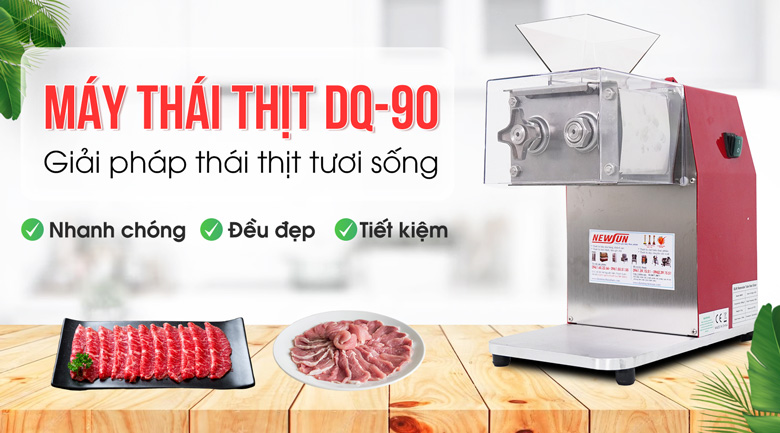 Máy thái thịt tươi sống DQ-90 Máy thái thịt tươi sống DQ90 chính hãng tại Maycuaxuong.com