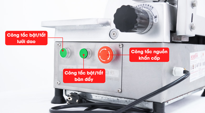 Máy thái thịt se lạnh tự động QH-300AS Hệ thống vận hành siêu đơn giản, dễ dàng thao tác