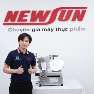 Máy thái thịt se lạnh tự động QH-300AS Máy cắt thịt se lạnh tự động QH-300AS