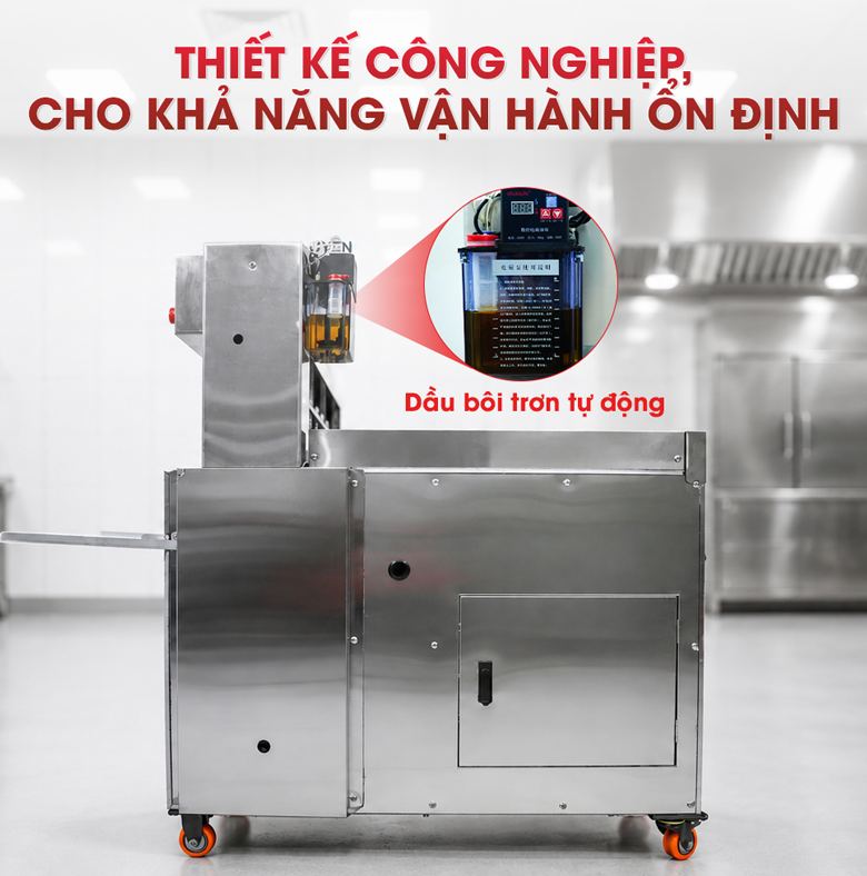Máy cắt thịt đông lạnh cao cấp CNC-4DT/ROLLS Kiểu dáng hiện đại phù hợp không gian chế biến chuyên nghiệp